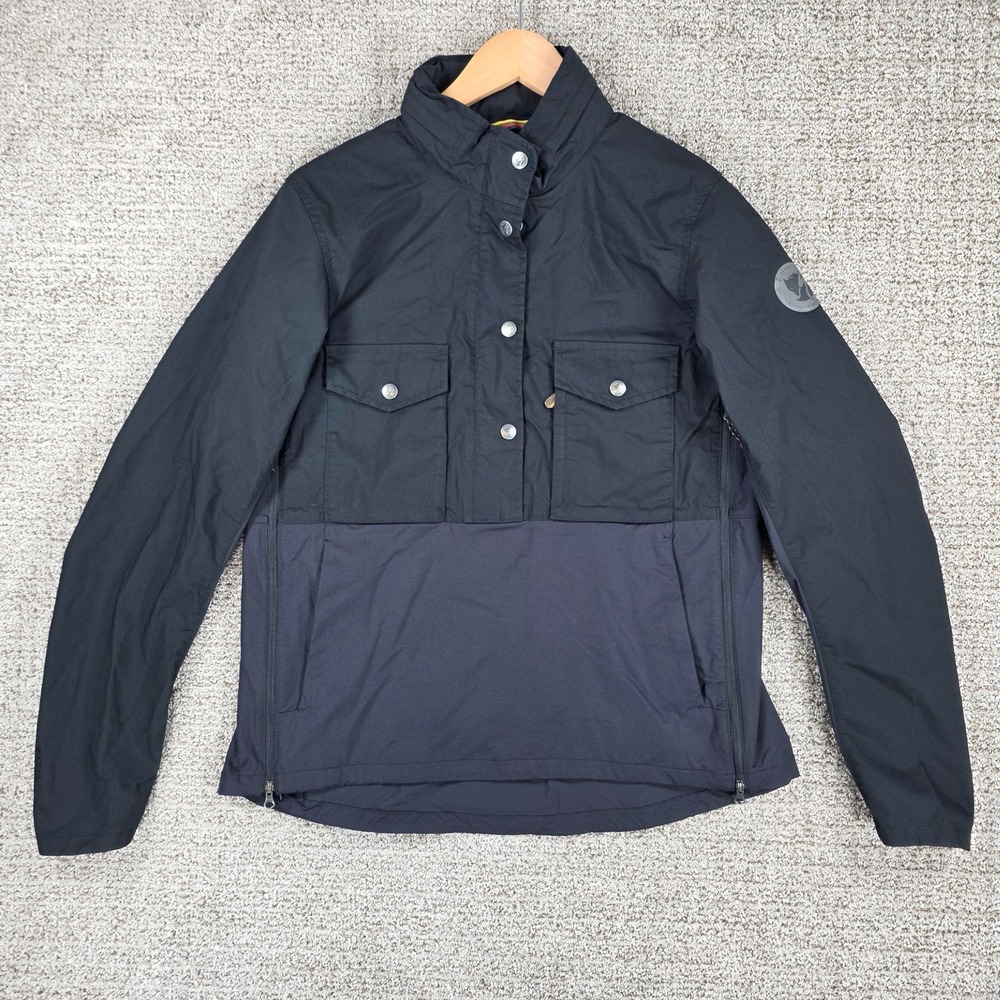 Fjallraven Specialized Womens Raven Anorak Riders Jacket Black Medium G-1000